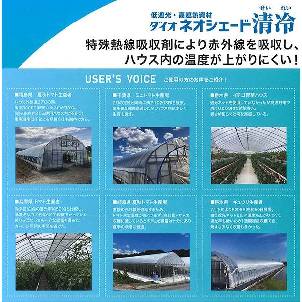 イノベックス (個人宅配送不可) 遮光ネット ダイオネオシェード清冷