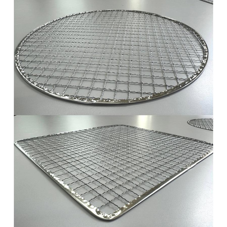 200枚入特価) バーベキュー網 (角) 27×27cm ブリキ縁アミ (使い捨て