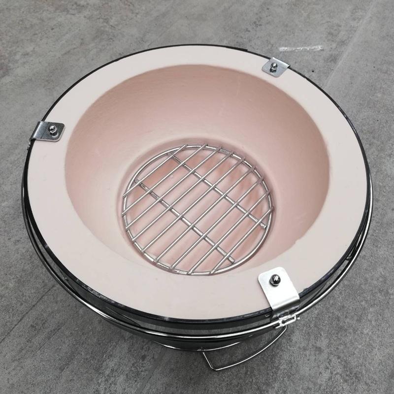 網ズレ防止金具4組セット) しちりん×4 丸型 直径28cm 高さ17cm (火