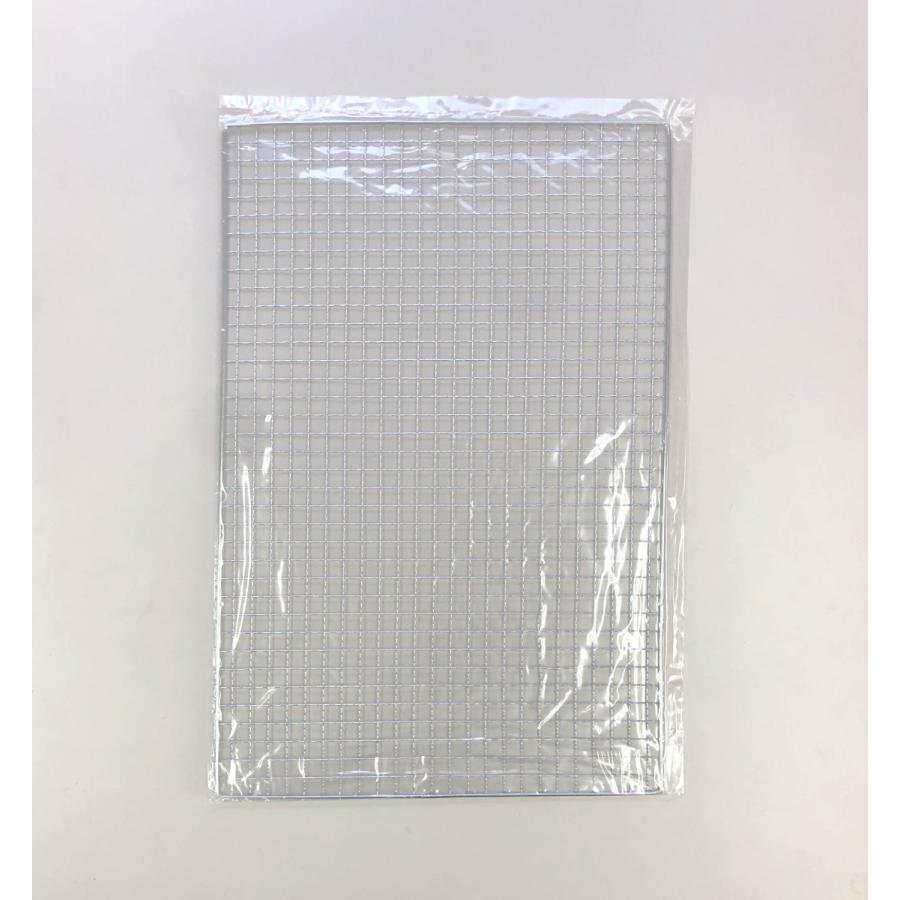 100枚入特価) バーベキュー網 45×30cm 廉価アミ (使い捨てタイプ) NA02