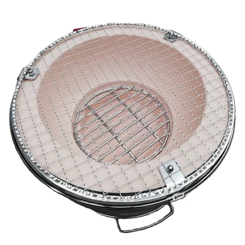 使い捨て網100枚+網ズレ防止金具付き) しちりん 丸型 直径28cm 高さ