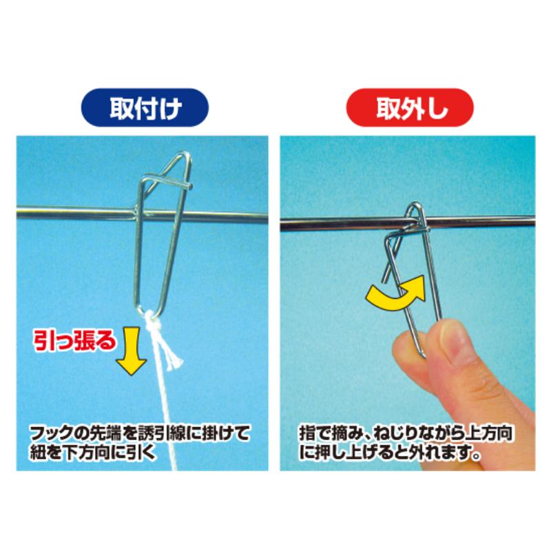 (ケース特価 2500個入) トップフックM TOP-F500 (500個入×5袋) 誘引紐吊り下げ用 シーム | ブランド登録なし | 02