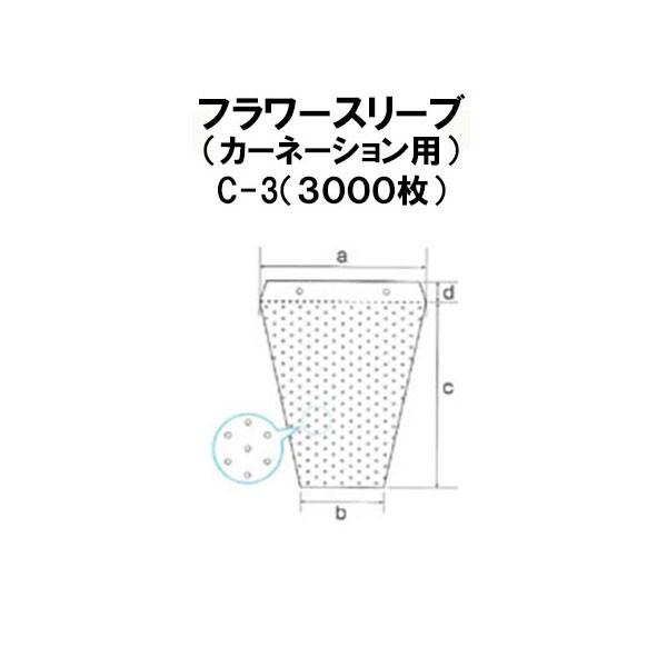 ブランド登録なし - (3000枚入) シンワ 多孔 お花衣手 (カーネーション用) C-3 #25 花袋 お花容器に並べる [農機具 農具 瀧バス発着場] 園芸用品-その他ガーデニング、園芸用品-花、ガーデニング