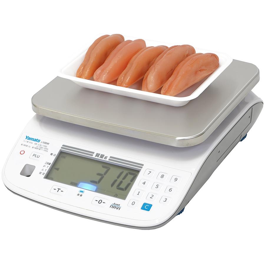 激安新品ヤマト J-100W-6 定量計量専用機　JustNAVI 大和製衡 大和製衡 (動画あり) Just NAVI 秤量6000g J-100W-6 検定品(取引