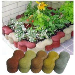 (10個セット) ラブリック (園芸レンガ リサイクル花壇用 ゴムレンガ) ルーフソイル 杉田エース