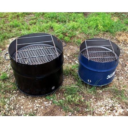 ドラム缶バーベキューコンロ丸型小 本体 直径45cm×高さ45cm (zs ドラム缶バーベキューコンロ丸型小 本体 直径45cm×高さ45cm (zs
