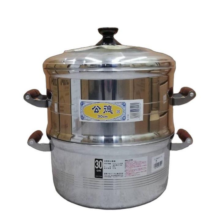 N−477 新品北陸アルミニウムデラックス長生セイロ一重セット２８cm GAS】DX長生セイロ シリーズ | 北陸アルミニウム