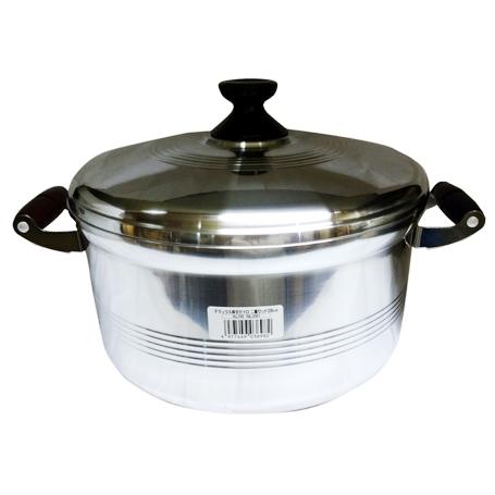 アルミ製 寸胴鍋 蓋付き 大 アルミ寸胴鍋 41cm 50L 蓋付き 寸胴鍋 業務用アルミ鍋 両手鍋 アルミ鍋