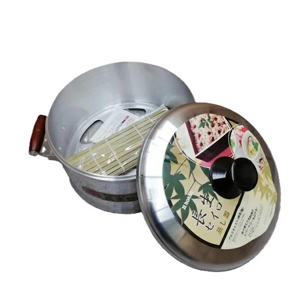 北陸アルミニウム DX長生セイロ 1段フタ付きセット 26cm (本体26cm1個