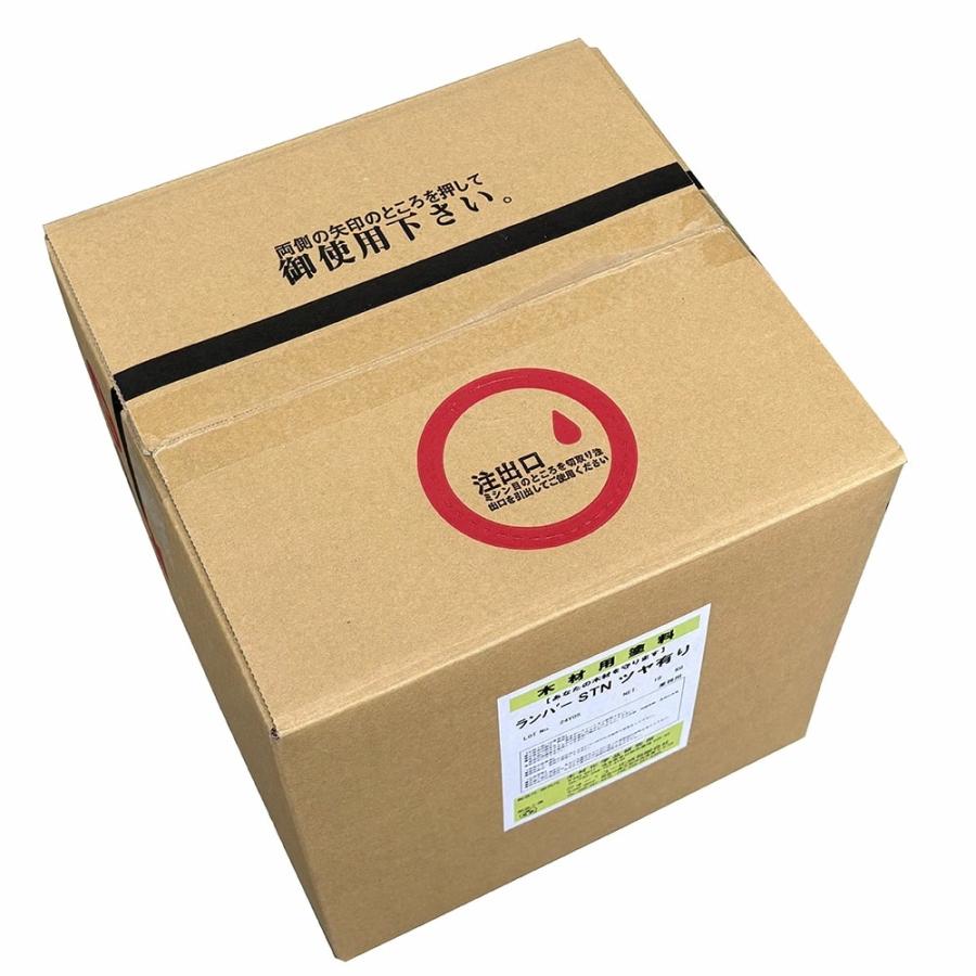ランバーST (木材のひ割れ防止剤) 18kg 缶入 屋外仕上げ透明塗料 ツヤ有り ツヤ消し選択