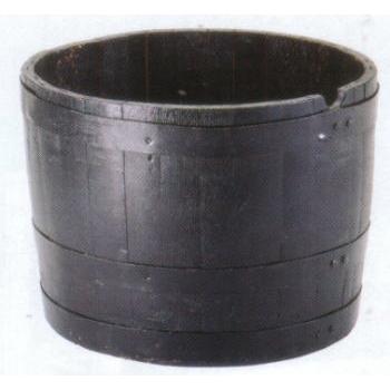 ウイスキー樽プランター (H-60 ブラック or H-60N ナチュラル) ガーデンプランター 長谷川工業 (法人は送料無料)｜tackey