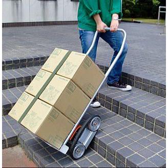 運搬、配達用台車 ゴムクローラー式