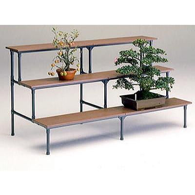 盆栽棚 YFR-183 イレクター組立キット 幅180cm3段 組立式 矢崎化工