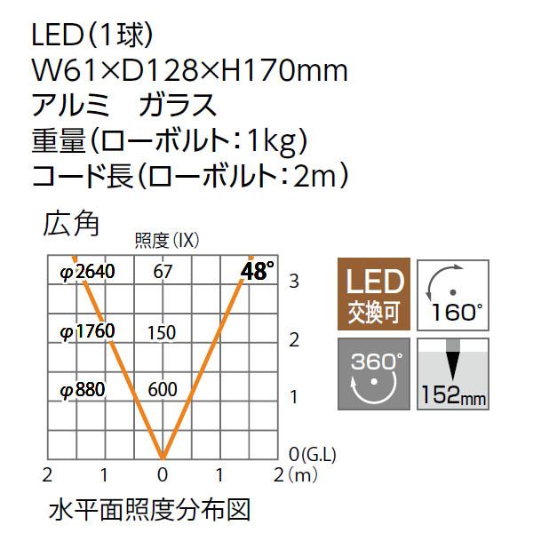 タカショー ガーデンアップライト ルーメック スリム 12V 24V ガーデンアップライト ルーメック スリム Ｍ 広角 (HBB-D72S 70906900) シルバー_1