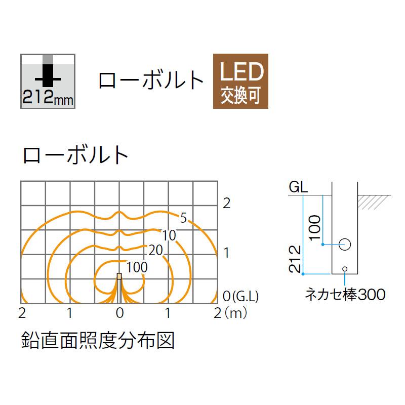 タカショー シンプルポールライト 12V 24V エクスレッズ ポールライト