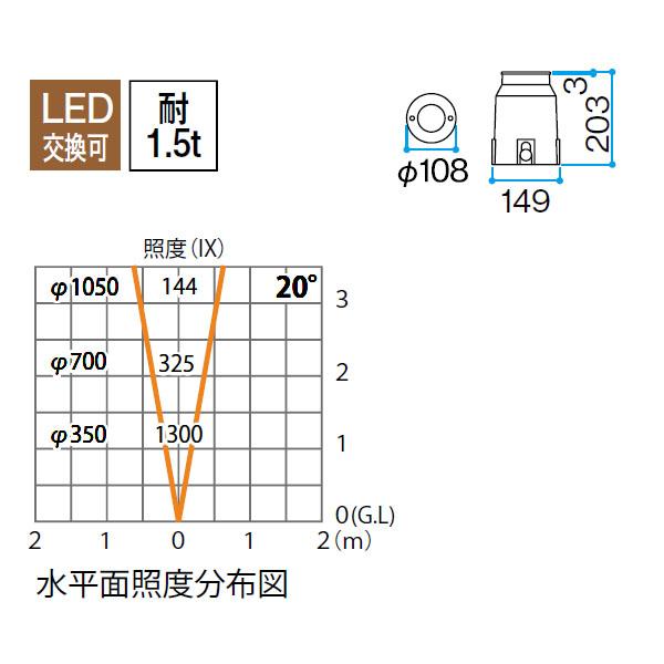 タカショー グランドライト オルテック 12V 24V S グレアカット