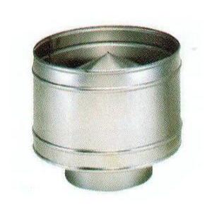 東洋アルチタイト産業 SUS430 ステンレス Pトップ φ120mm 厚み0.3mm [SUS430 煙突・CF用排気筒]