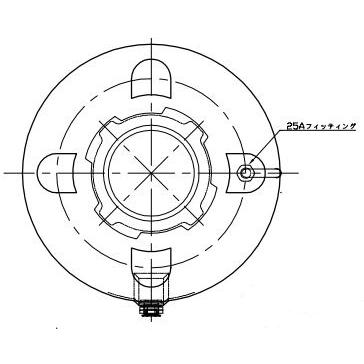 モリマーサム樹脂工業 円筒型大型タンク (密閉型) TM-1000 1000L (40A