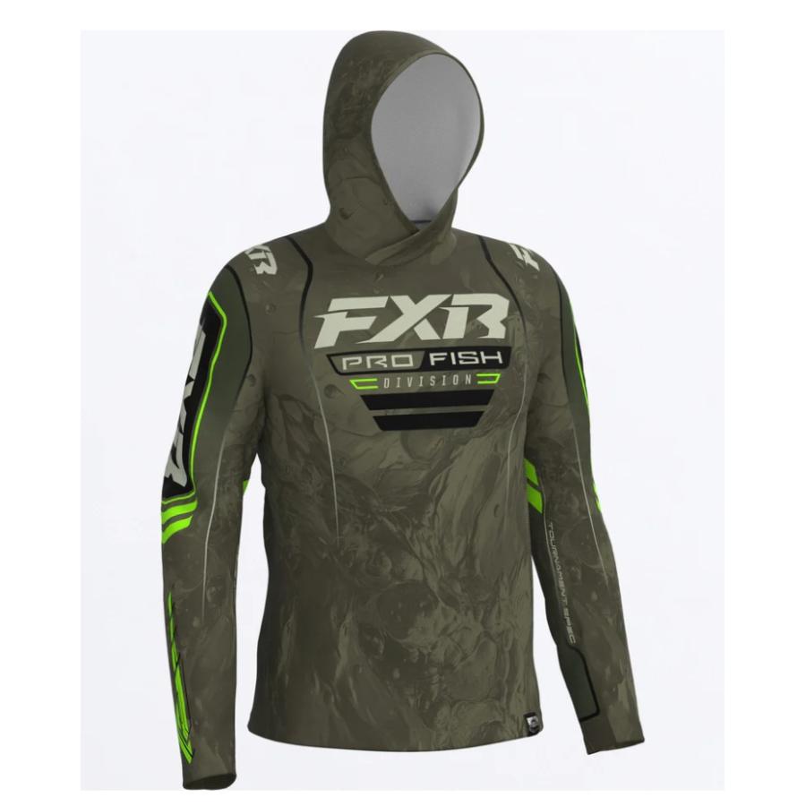FXR PRO FISH 【TOURNAMENT AIR UPF MOSS UNDERTOW/LIME】サン