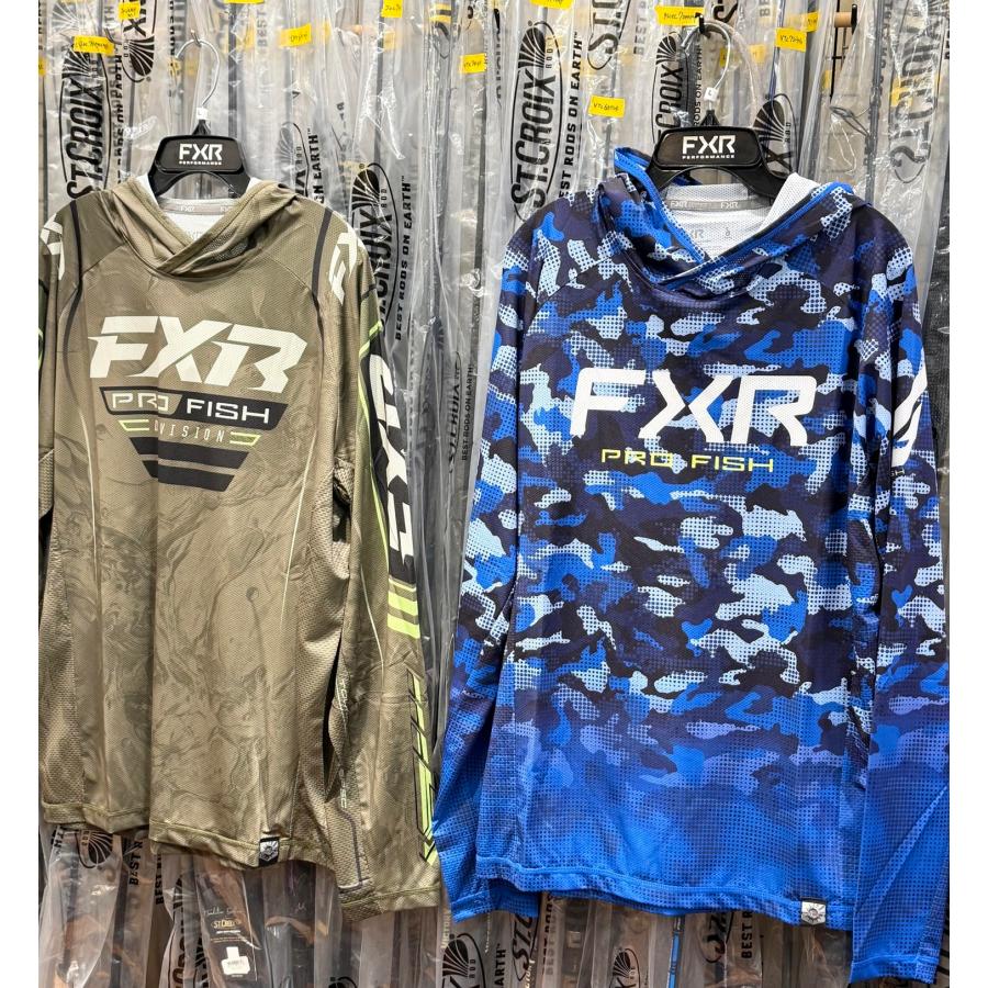 FXR PRO FISH フィッシングフーディ パーカー M（L） FXR PRO FISH 【TOURNAMENT AIR UPF MOSS UNDERTOW/LIME】サン