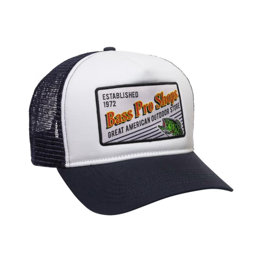 希少！！Bass Pro Shops トラッカーキャップ ネイビー Bass Pro Shop バスプロショップス メッシュキャップ ネイビー 20代 30