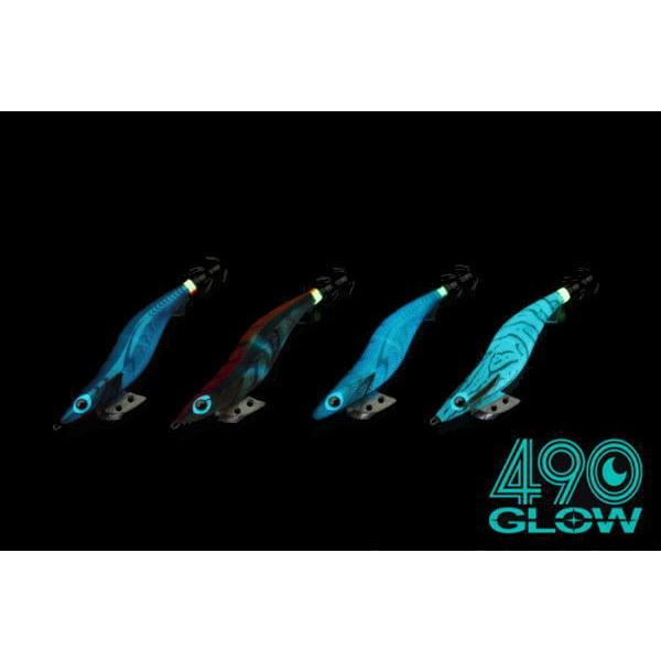 ヤマシタ エギ王K490グロー 3.5号 052 ぷちぷちコーラル 【メール便OK