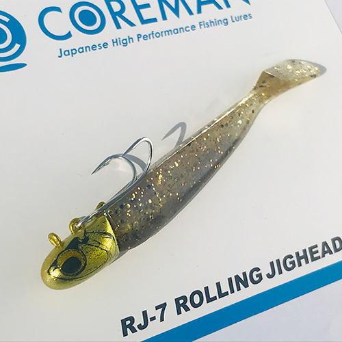 COREMAN（コアマン） RJ-7 ローリングジグヘッド 045 ゴールドヘッド
