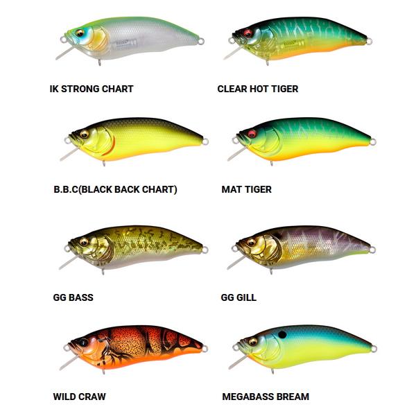 Megabass ルアー 5点セット Megabass（メガバス） IxI フューリアス1.5 IxI FURIOUS1.5