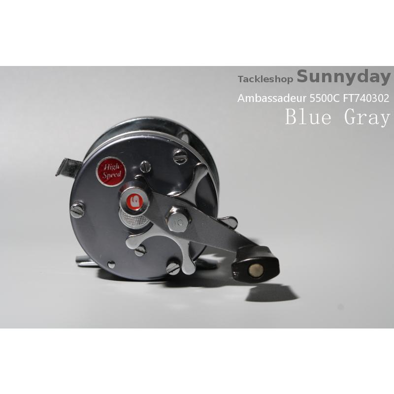 アブガルシア　アンバサダー　5500C　740302（01）　ブルーグレー　初期モデル｜tackleshop-sunnyday