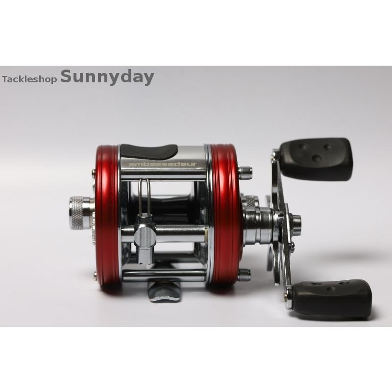 アブガルシア アンバサダー 5501 CS プロロケット　レッド 左　未使用並み中古｜tackleshop-sunnyday｜05