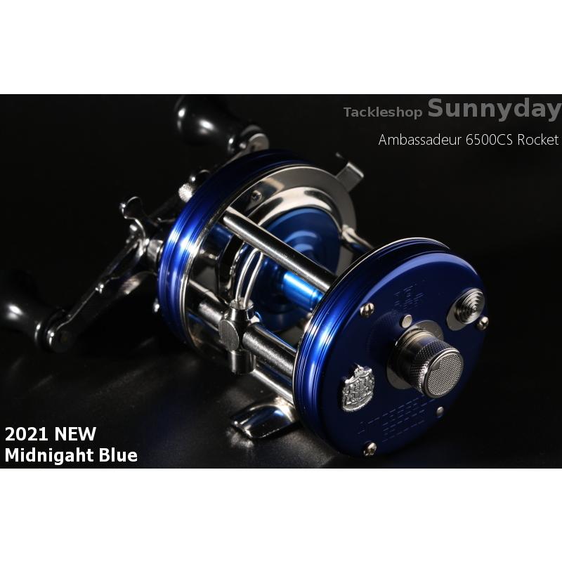 アブガルシア アンバサダー 6500 CS ロケット　ミッドナイトブルー　2021NEW台数限定｜tackleshop-sunnyday