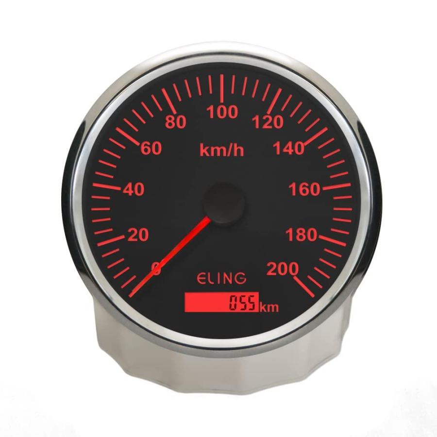 大きな割引 ELING 110mm GPS Speedometer Odometer Gauge Set 0-200 km/h for Truck Auto Tr