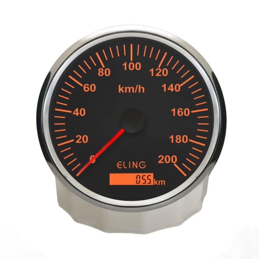 大きな割引 ELING 110mm GPS Speedometer Odometer Gauge Set 0-200 km/h for Truck Auto Tr