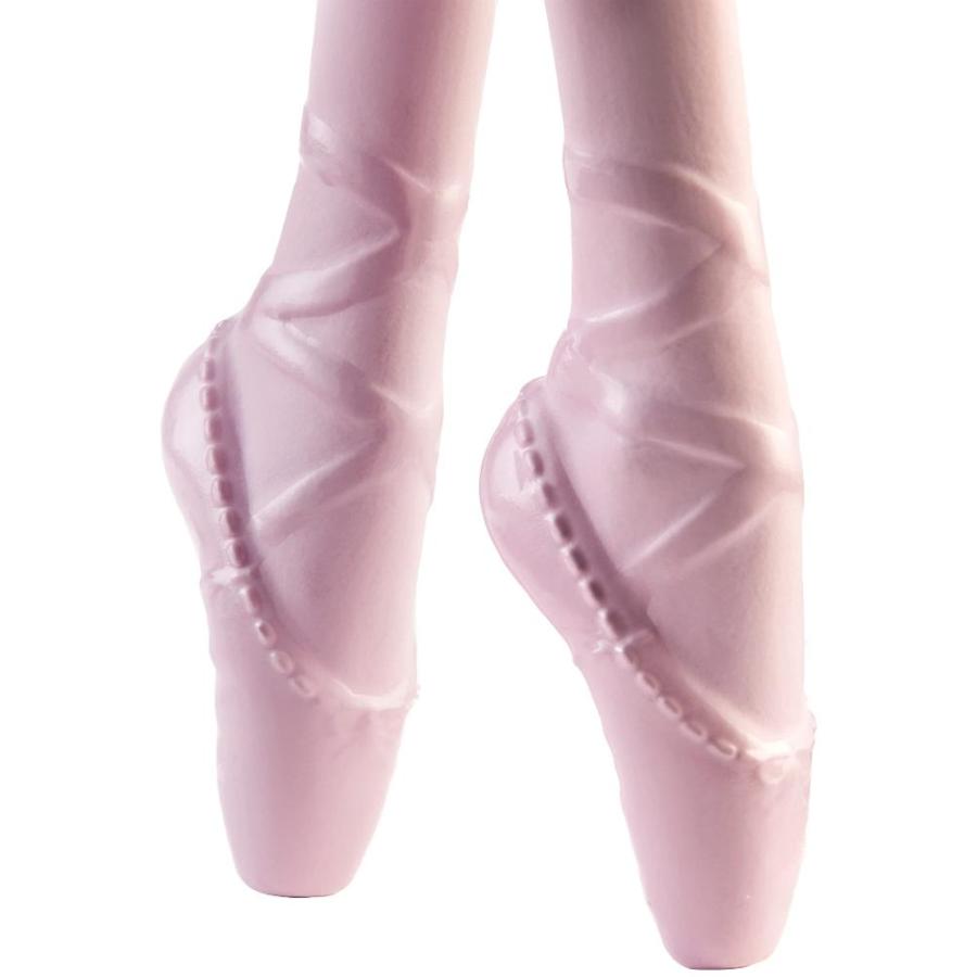 手頃な価格 Barbie Ballerina Doll with Ballerina Outfit， Tutu， Sculpted Toe Shoes and B