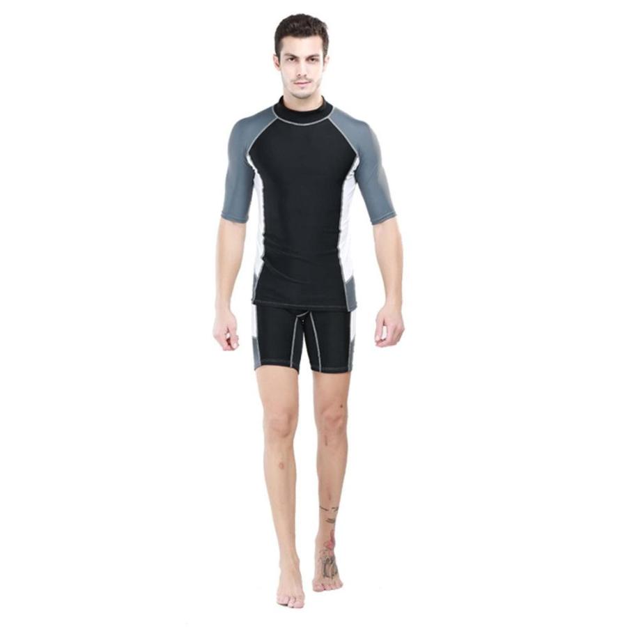 良品まとめ売り YUSHUREN Men Wetsuit 3mm Neoprene Short Sleeve Wetsuit Jacket Swimming Surf