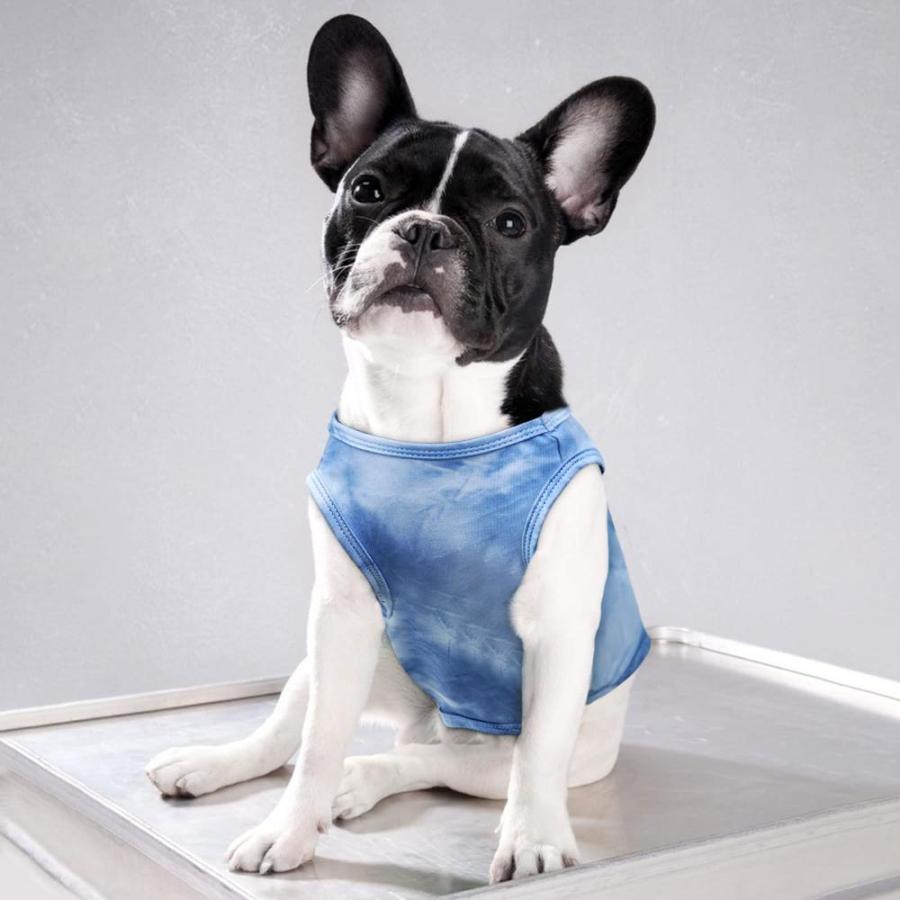 cyeollo 2 Pack Dog Shirts Sun Protection T Shirt Tie Dye Tank Top Stretchy｜tactshop｜02
