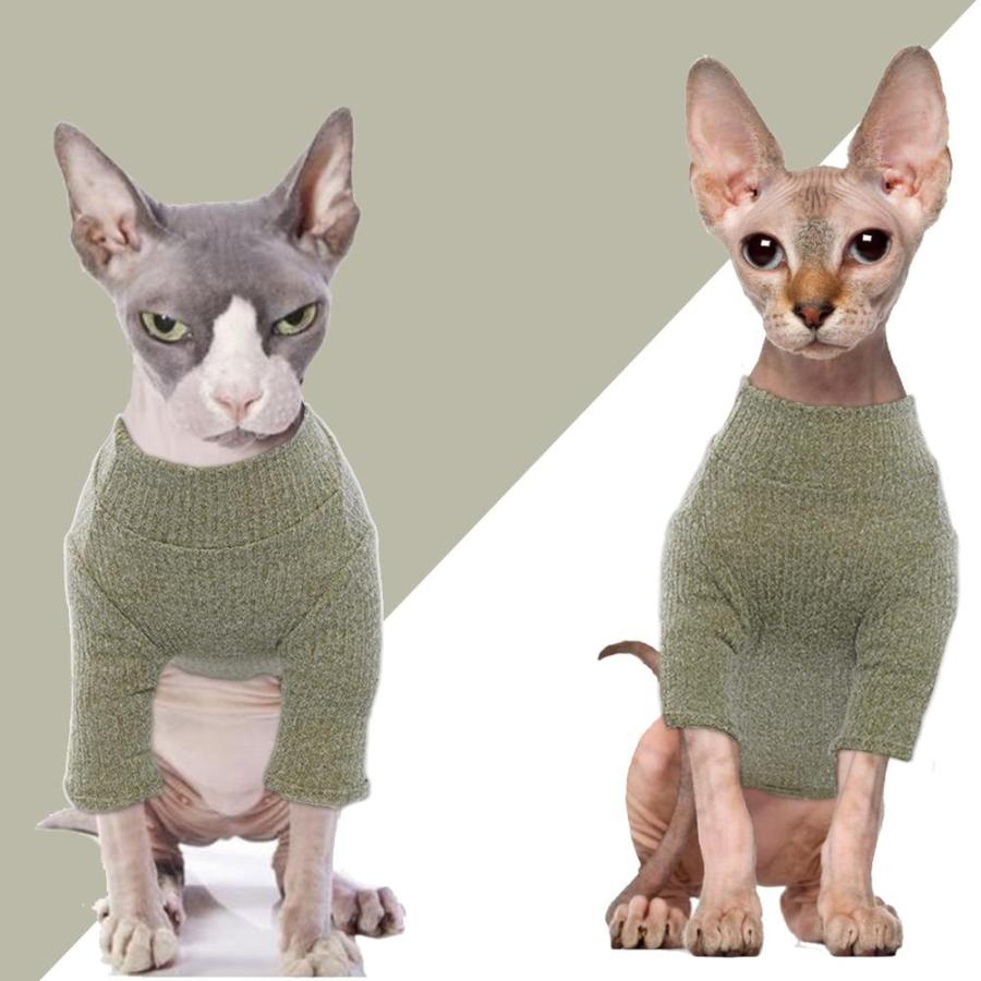 DENTRUN Sphynx Hairless Cats Shirt, Pullover Kitten T-Shirts with Sleeves,｜tactshop｜02