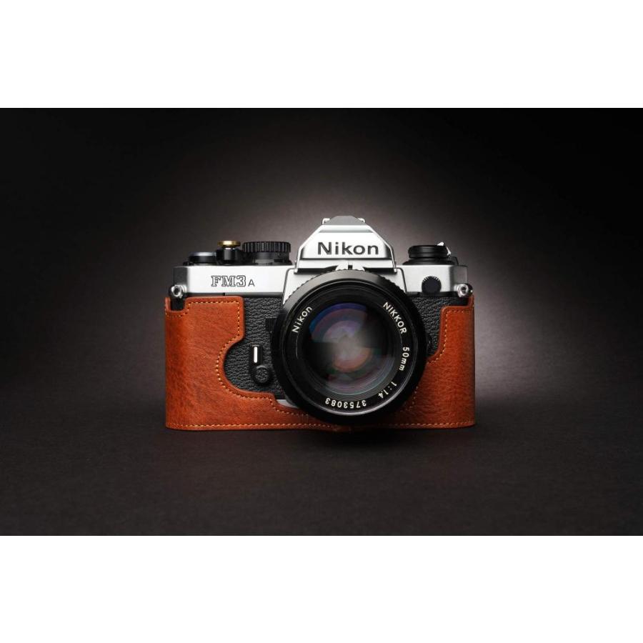 BolinUS Nikon FM3Aケース ハンドメイド 本革 ハーフカメラケース