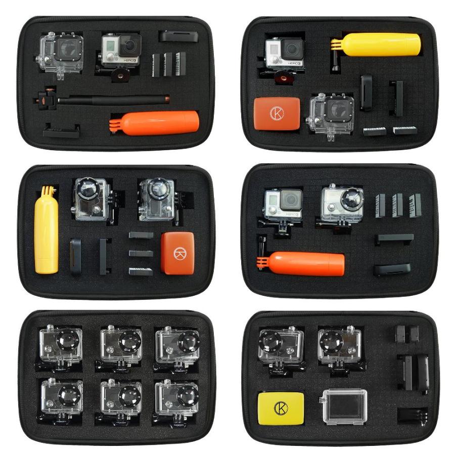 CamKix製GoPro Hero 4/3+/3/2/1 とアクセサリー用 GoPro ケース - 旅行や家での保管にぴったり - GoPro カメラ｜tactshop｜04