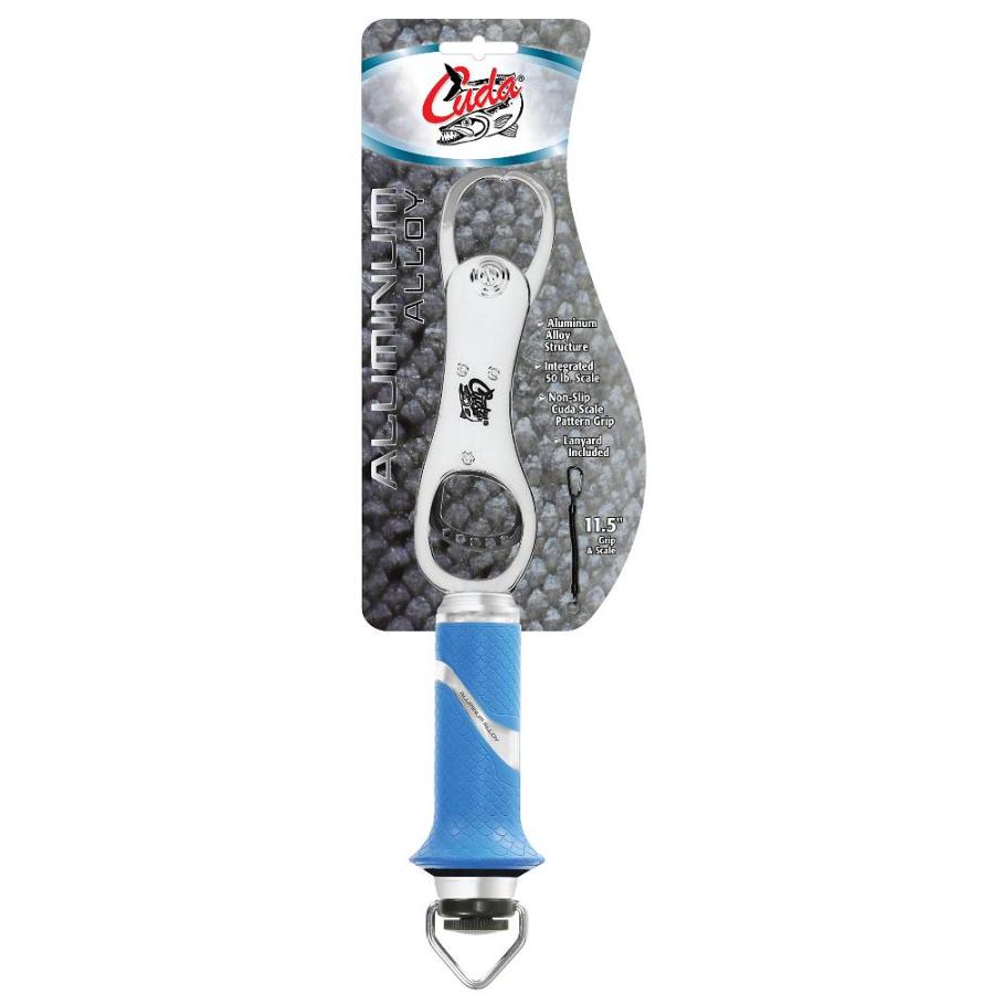 日本の職人技 3016470 Cuda 11.5 Grip & Scale - Fish Scale W/Lanyard， 50 lb Grip & Scale