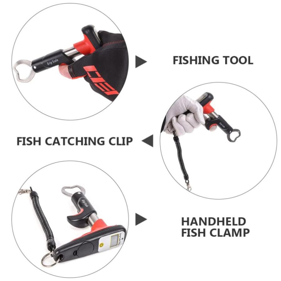 新到着 BESPORTBLE Gripper 11.6-in Gripper Lip Bass Fishing Tackle Fishing  Tools Fishing Fish Holder