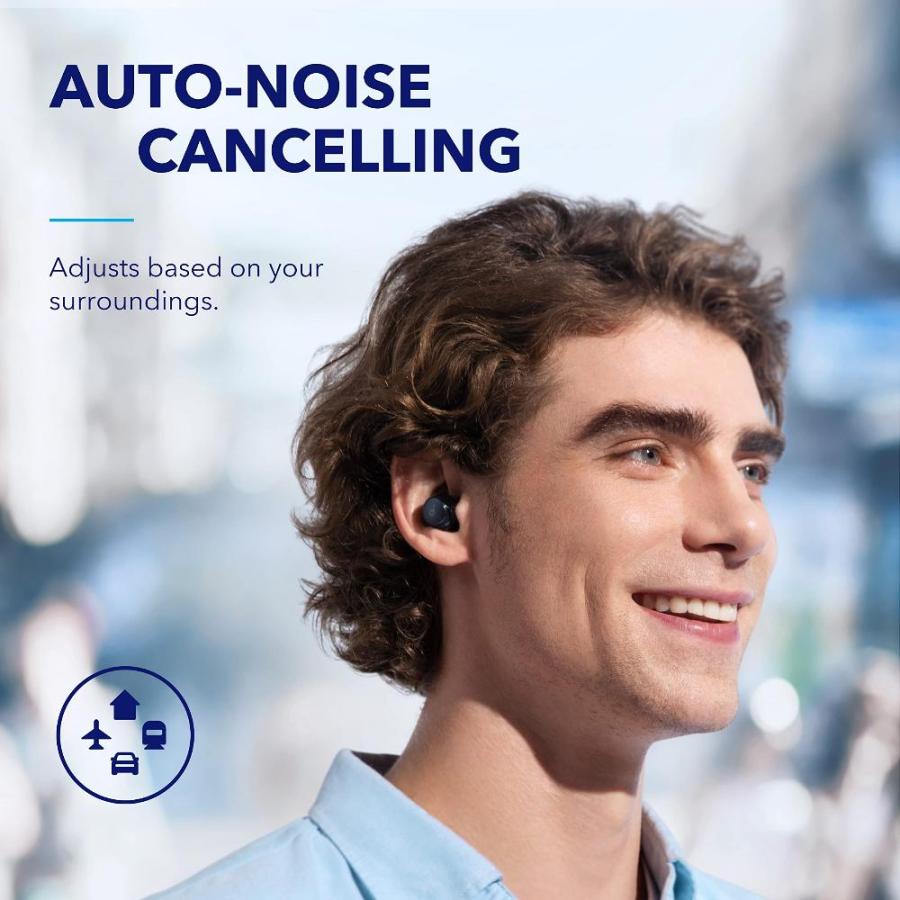 お店で人気の商品 by Space A40 Auto-Adjustable Active Noise Cancelling Wireless Earbuds， Redu