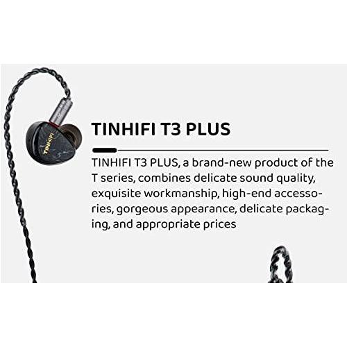 Keephifi Tinhifi T3 Plus イヤホン 10mm LCP ダイナミックドライバー インイヤーモニター クリアなサウンド 取り外し可｜tactshop｜03