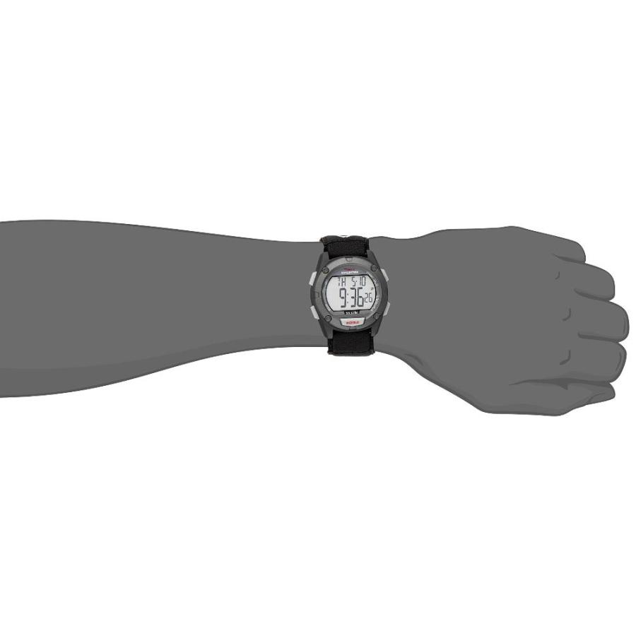 (タイメックス) Timex Expedition 腕時計 デジタル クロノ アラーム タイマー 39mm, ブラック/グレー ファストラップ, On｜tactshop｜04