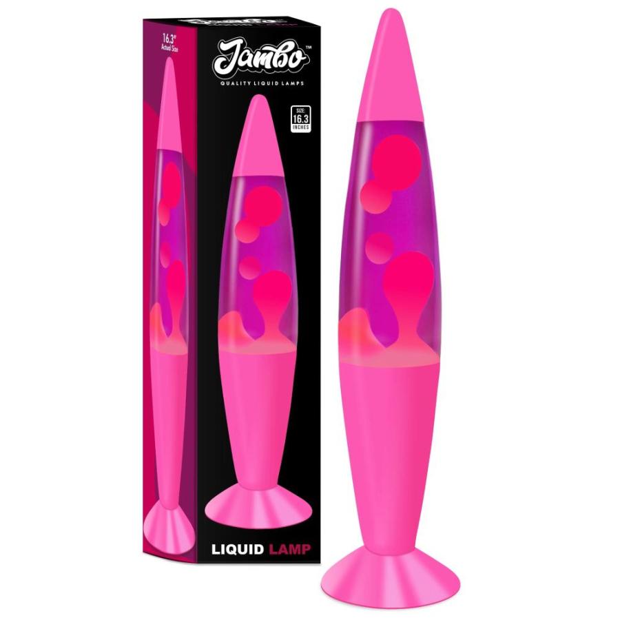 Jambo 16Inch Liquid Lamp with Wax That Flows Like Lava, Cool Lamps