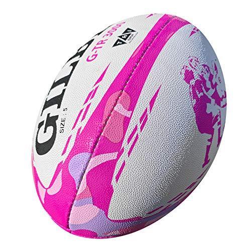 Gilbert G-TR3000 Pink Camo Rugby Training Ball｜tactshop｜02