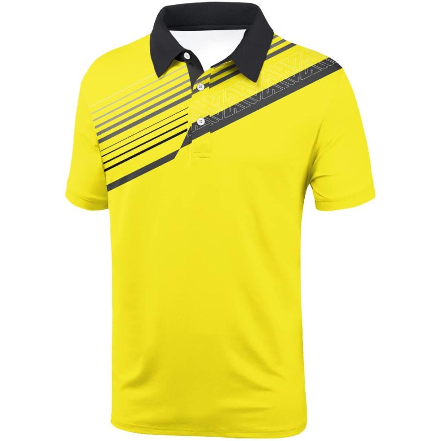 IGEEKWELL Men's Golf Polo Shirt Short Sleeve Tactical Shirts Tennis ...