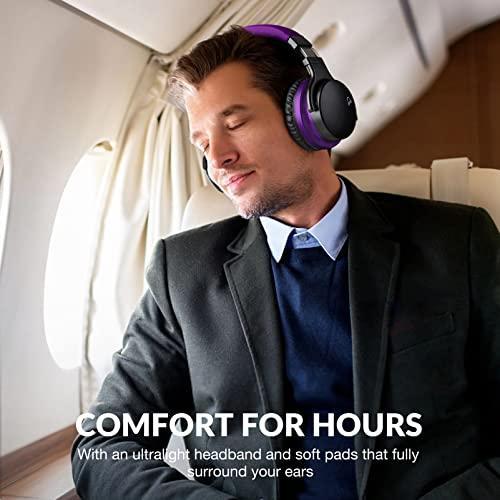 オンラインストア最安値 MOVSSOU E7 Active Noise Cancelling Headphones Bluetooth Headphones Wireless