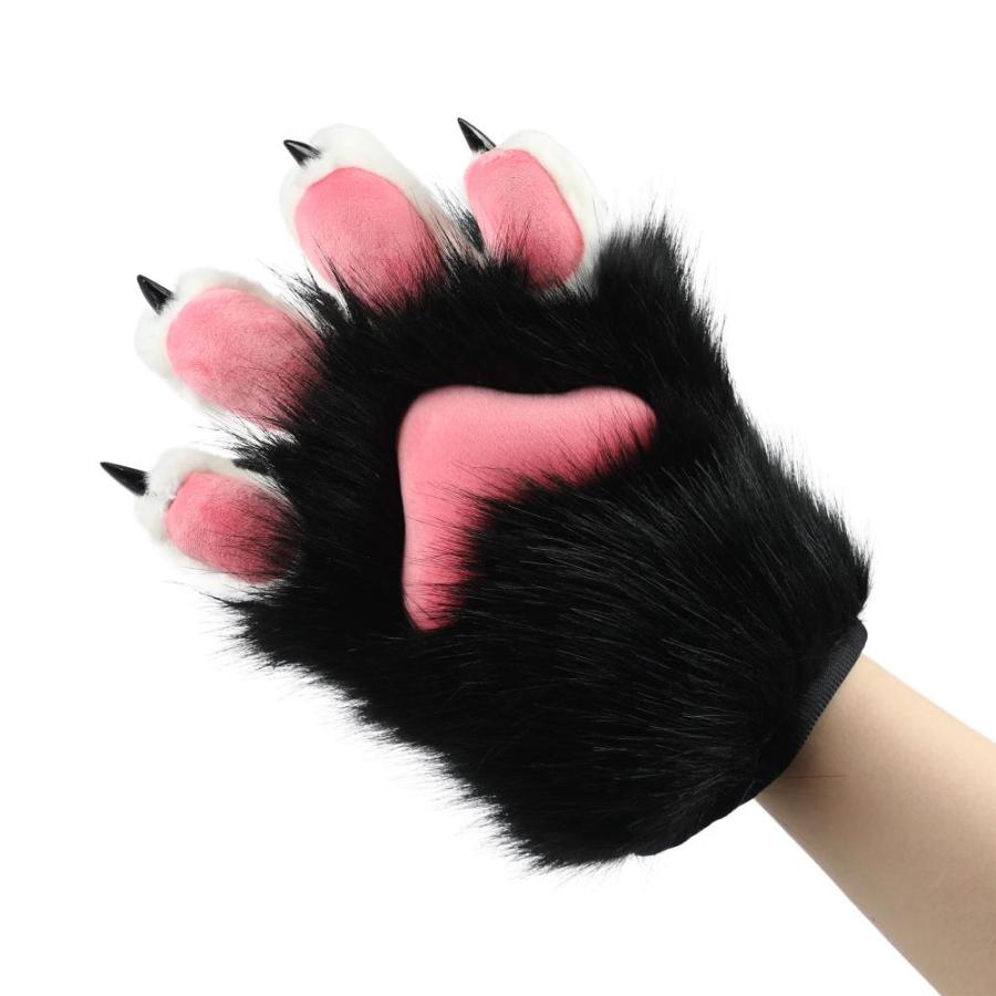 BNLIDES Cosplay Animal Cat Wolf Dog Fox Paws Claws Gloves Fursuit Paws Acce｜tactshop｜03