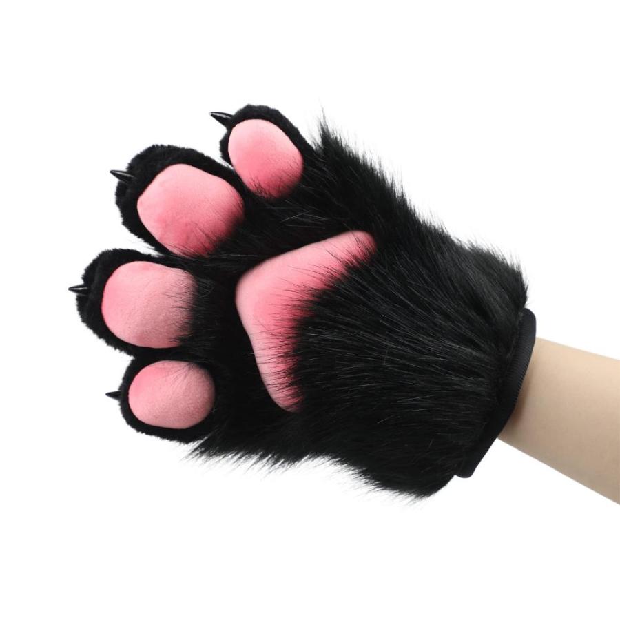 特売イチオリーズ BNLIDES Cosplay Animal Cat Wolf Dog Fox Paws Claws Gloves Fursuit Paws Acce